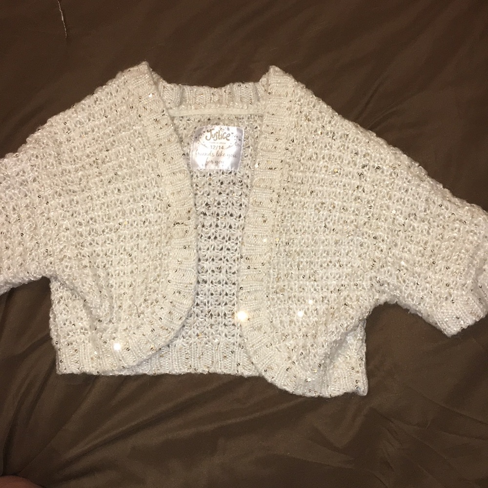 Girls, Justice Cream color shrug